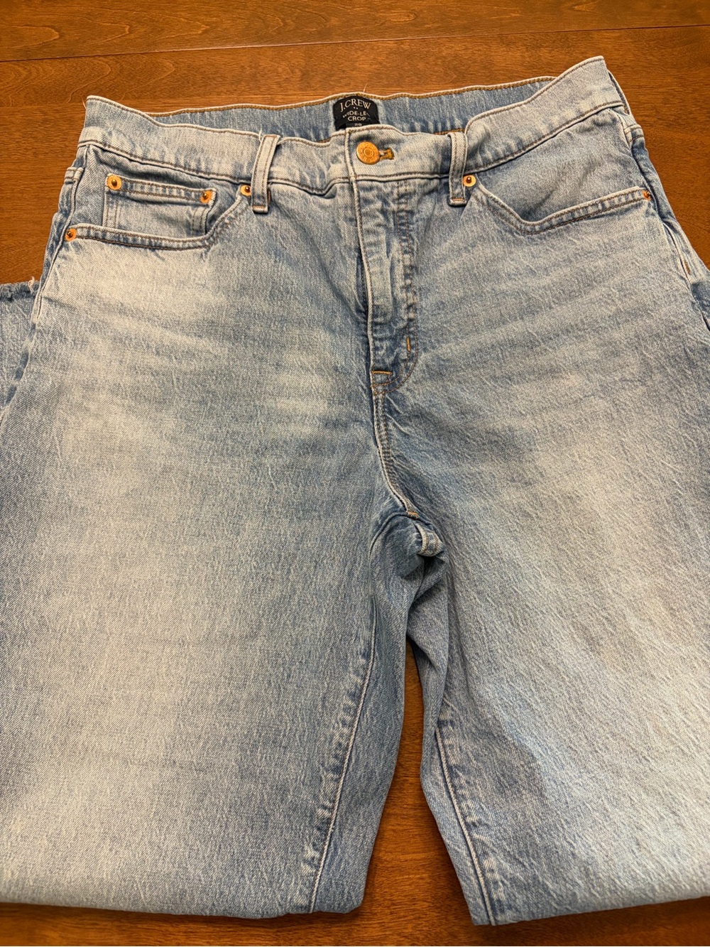 Women’s J Crew Factory Wide Leg Crop jeans size 29 (8)